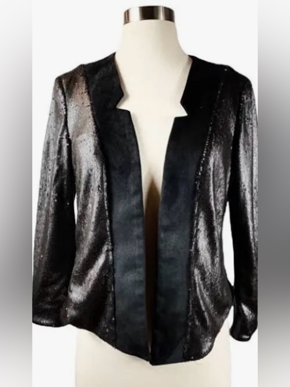 Anthropologie sequin blazer